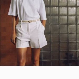 Zara White Women's Shorts